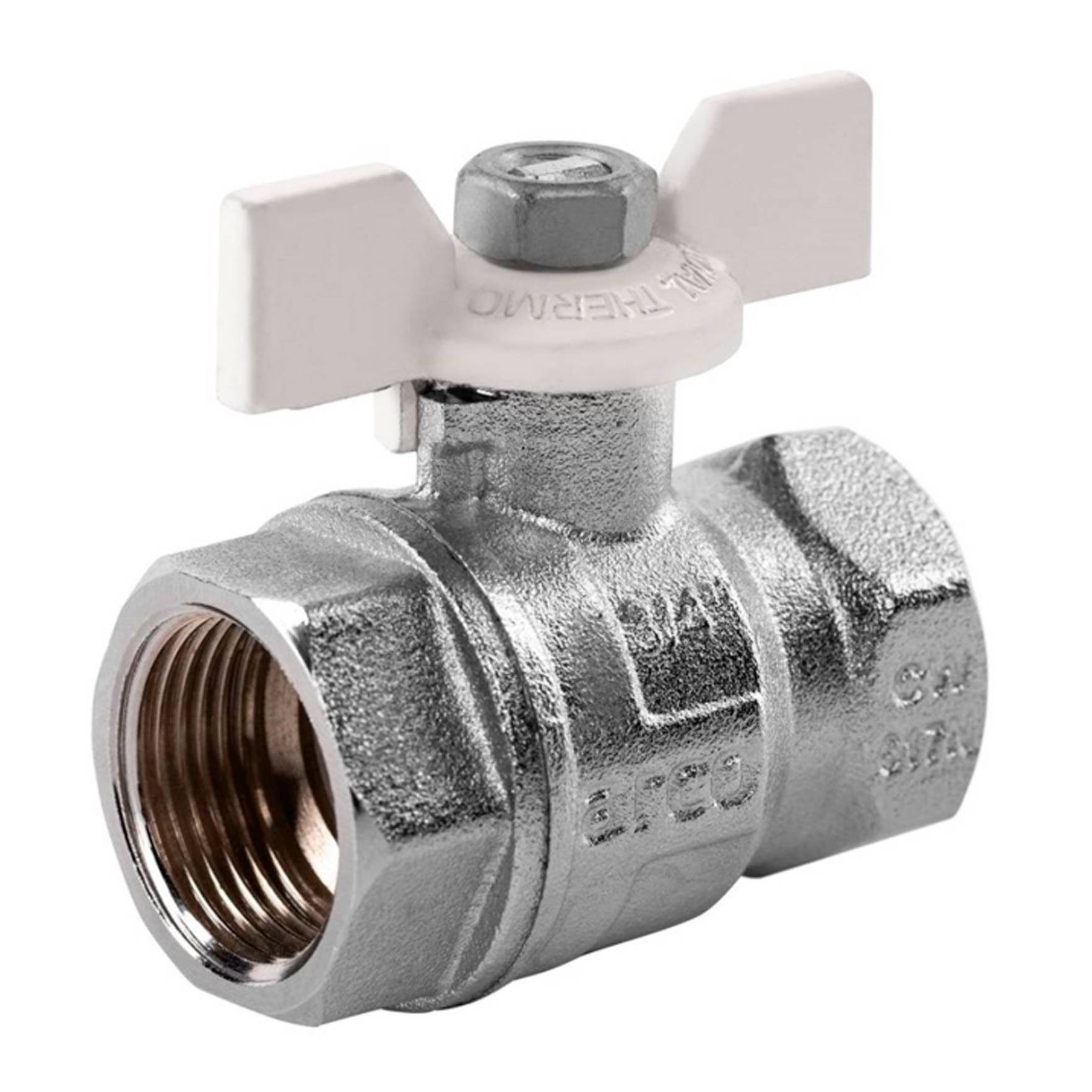 Кран шаровый Royal Thermo EXPERT TEFLON 1/2″, ВВ, бабочка